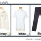 ☆セール商品☆アイボリージャケット×白Tシャツ×黒パンツの3点コーディネートセット 231