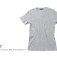 日本製 スリム カットソー Tシャツ メンズ Vネック 半袖 おしゃれ ブランド 人気 おすすめ 無地 コーデ テレコ素材 フィット