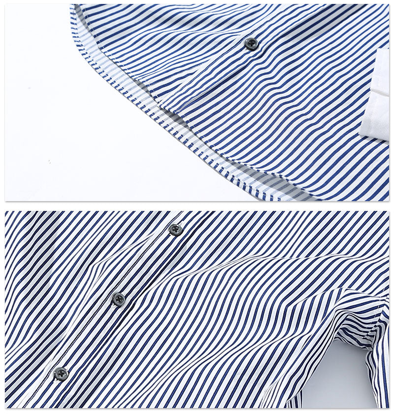 日本製 シャツ ワイシャツ ドレスシャツ カッターシャツ メンズ クレリック ストライプ おしゃれ ビジネス カジュアル 長袖 スリム 細身 コーデ ブランド 40代 50代 30代 20代ホリゾンタルカラー 春 秋 薄手 涼しい クールビズ ブランド