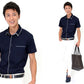 二枚襟デザインシャドウチェックビジネスカジュアルシャツ 形態安定加工 Biz