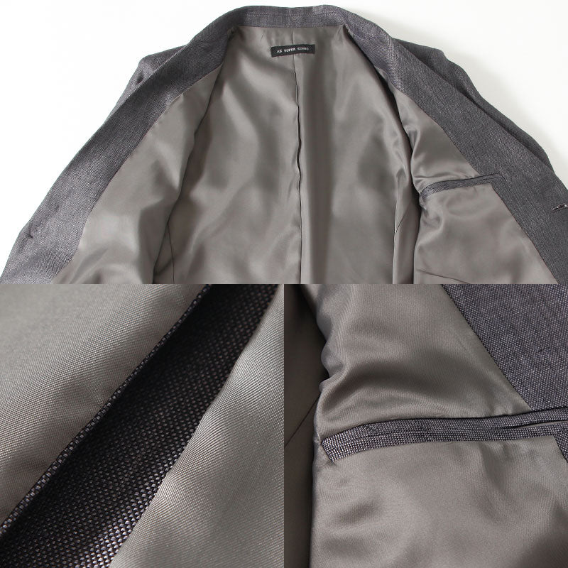 日本製 プレミアム麻100％テーラードジャケット Designed by Bizfront in TOKYO