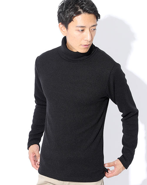 日本製ブランド タートルネック ニット セーター メンズ かっこいい