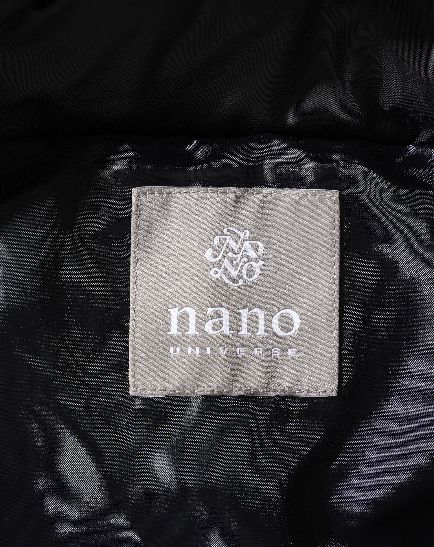nano･universe(ナノ・ユニバース)撥水加工河田フェザーフード付きダウンジャケット
