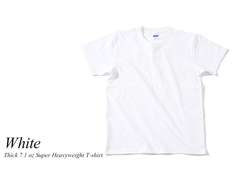 厚手7.1オンスクルーネックスーパーヘビーウェイト半袖Tシャツ Biz