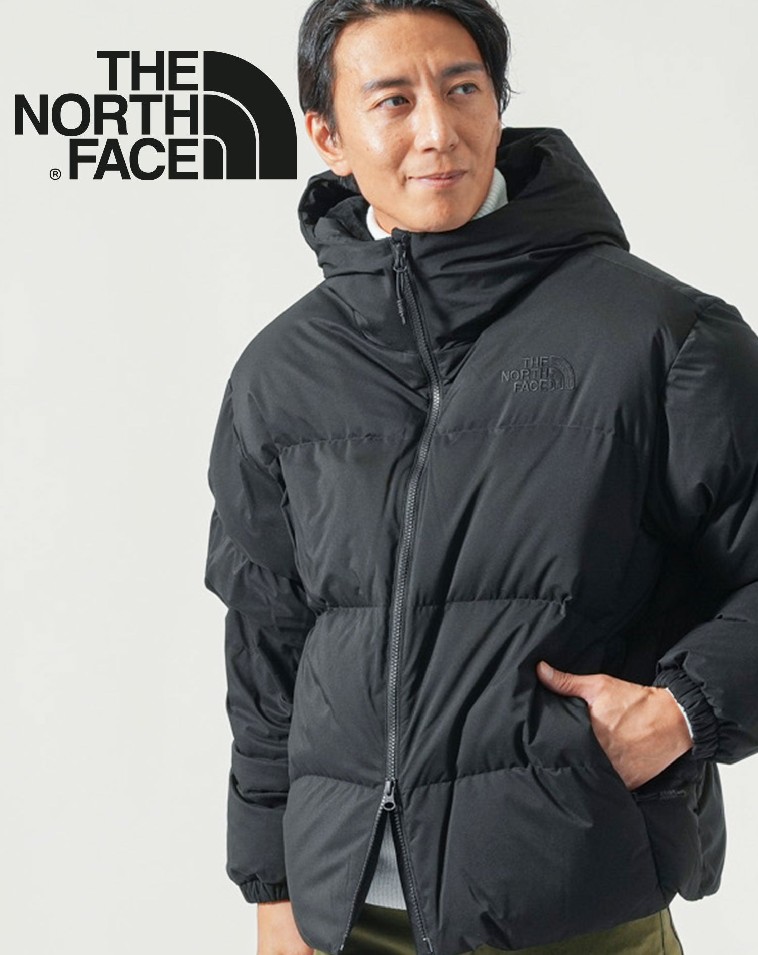 ザ・ノース・フェイス(THE NORTH FACE)フード付きフリームーブダウンジャケット ダウンジャケット アウター メンズ 人気 ブランド 冬  おしゃれ おすすめ スリム 細身 タイト ショート丈 丈短め コーデ 30代 40代 トレンド 流行り