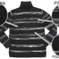 タートルネック ニット メンズ セーター かっこいい モテる おしゃれ おすすめ コーデ ブランド 着こなし 40代 50代 編み変えデザイン
