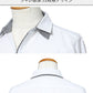 グレンチェックデザインオックスフォード2枚襟シャツ