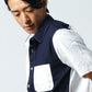 切り替えデザイン日本製オックスフォード半袖シャツ