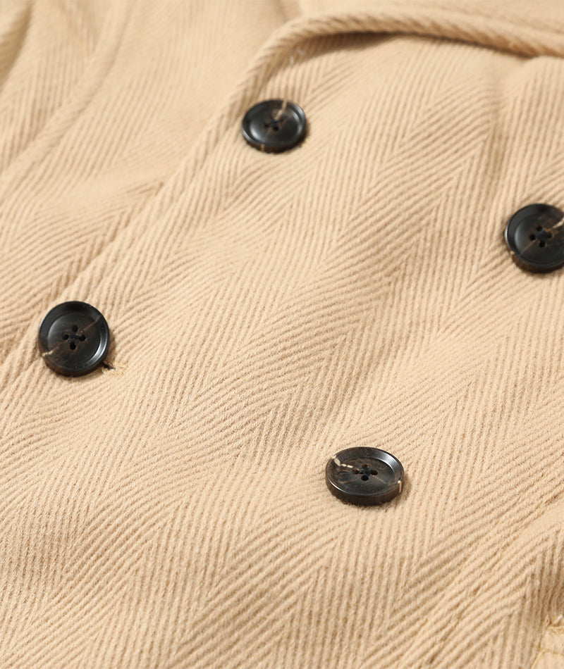 トレンチコート アウター メンズ 冬 カジュアル おしゃれ かっこいい おすすめ ブランド コーデ 40代 50代 薄手 コート 冬 種類 ヘリンボーンデザイン