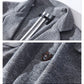 7分袖杢調パイル地テーラードカットジャケット Biz