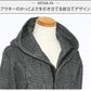 フリース素材ジップデザインフード付きジャケット