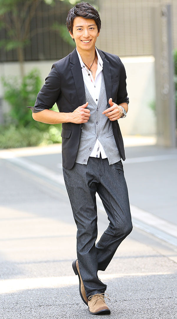 ケーラードジャケット カーディガン シャツ パンツ snp_fi0387の