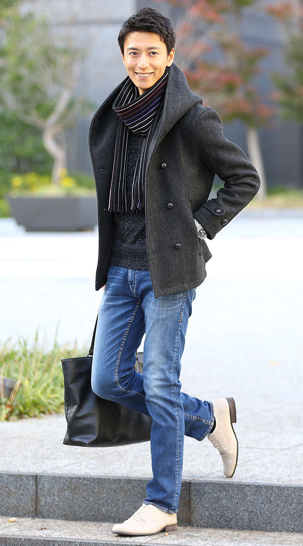 コート カットソー デニムパンツ シューズ マフラー バッグ snp_ic0484