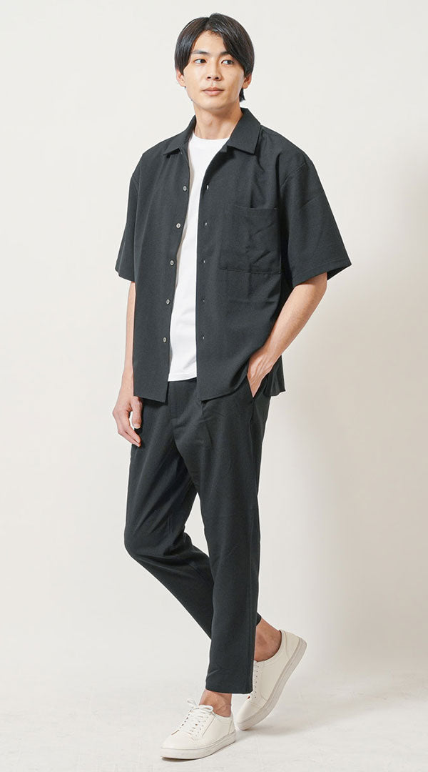 黒シャツ 白Tシャツ 黒パンツ snp_no0003 ｜ メンズファッション通販 ...