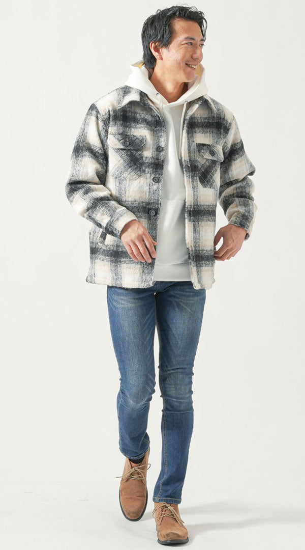 RHCロンハーマンチェックネルシャツ白L★デニムOVYダウンＴシャツジャケット Ron Herman California Check Shirts Jacket News｜Ron Herman