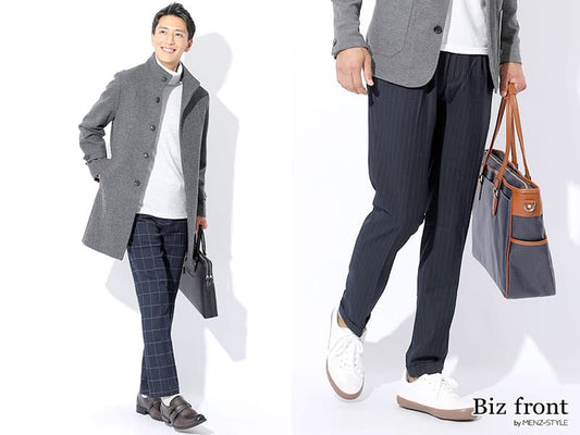 メンズネイビーパンツコーデ ビジネス・カジュアルに合う着こなしを知れば難しくない