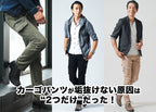 メンズのカーゴパンツ大人コーデと人気ブランドを紹介