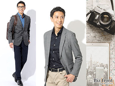 メンズグレージャケットの秋冬30代40代50代コーデ例9月10月11月・12月1月2月