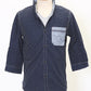 「ドットデザイン７分袖シャツ」×「杢デザイン半袖カットソー」2枚セット