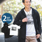 フード付きロングカーディガン×プリントＴシャツ　２点セット