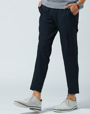 シアサッカー素材イージーアンクルパンツ