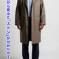 メルトンウールフード付きロングコート