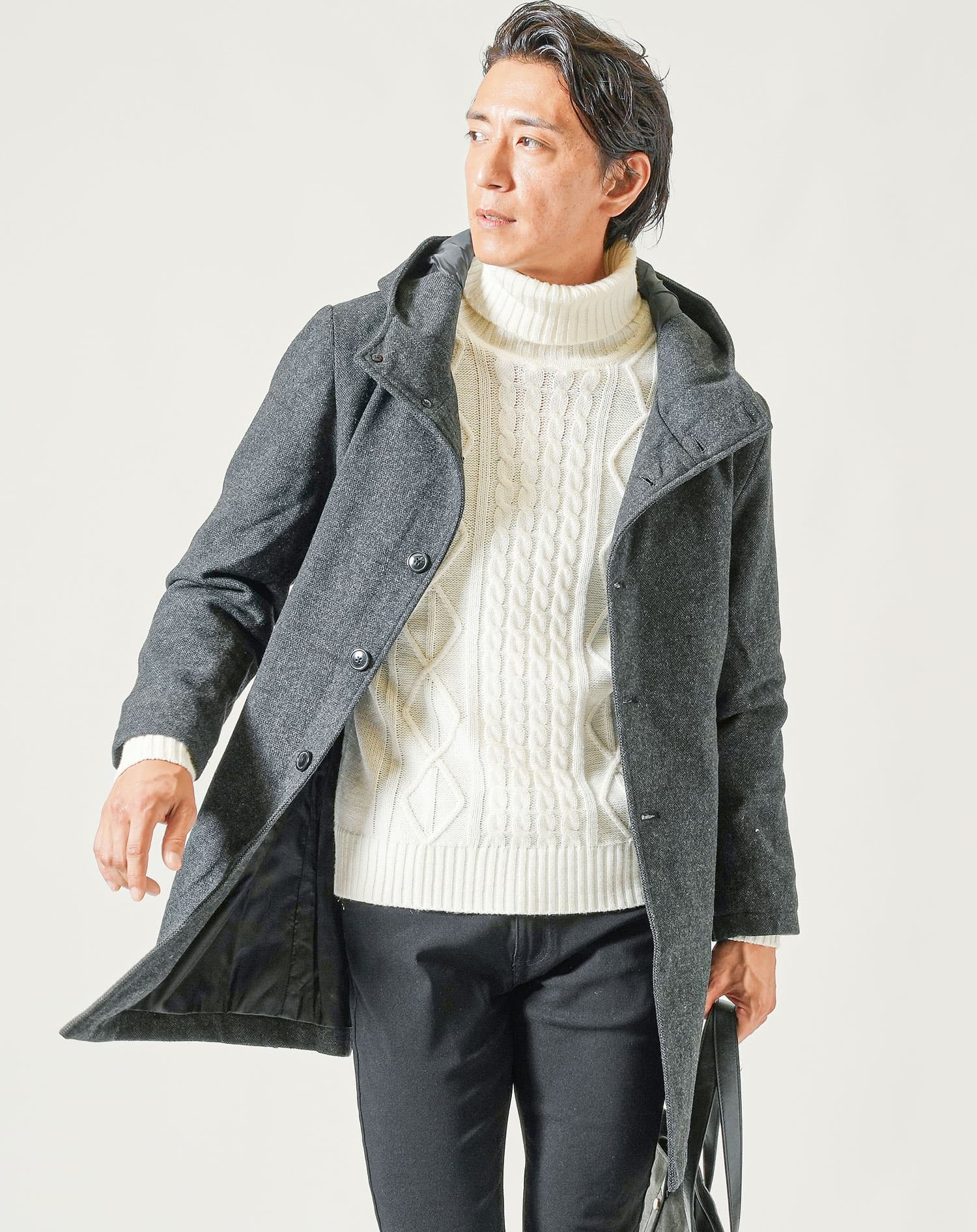 ロングコート アウター メンズ 冬 秋 カジュアル おしゃれ かっこいい