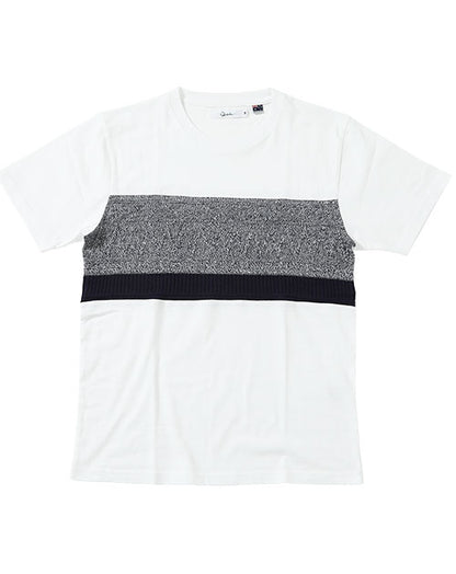 オーストラリアコットン前身切り替えデザイン半袖Ｔシャツ