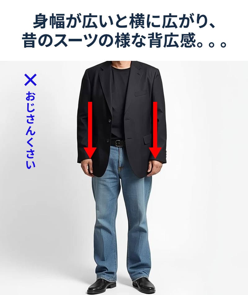 スリム見えする柔らかく軽い杢スラブスリムフィット細身イタリアンカラージャケット