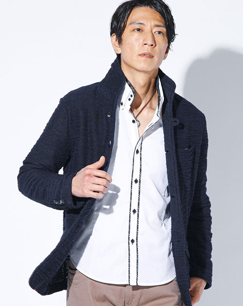 春服アウター イタリアンカラージャケット