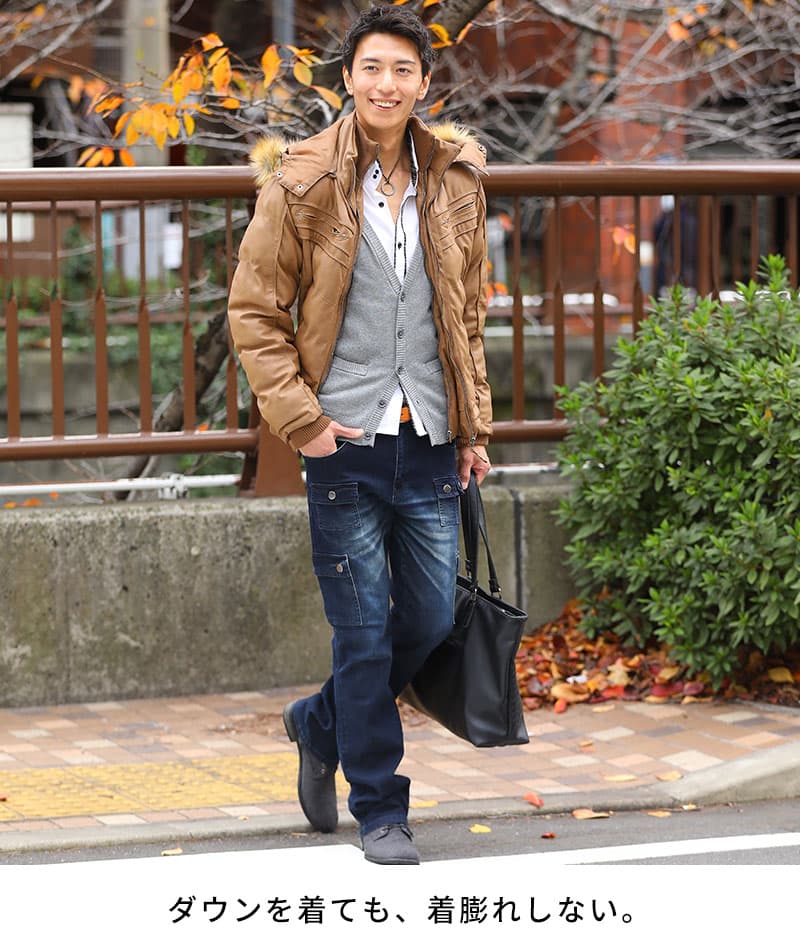 ダブルライン刺繍入りカーディガン