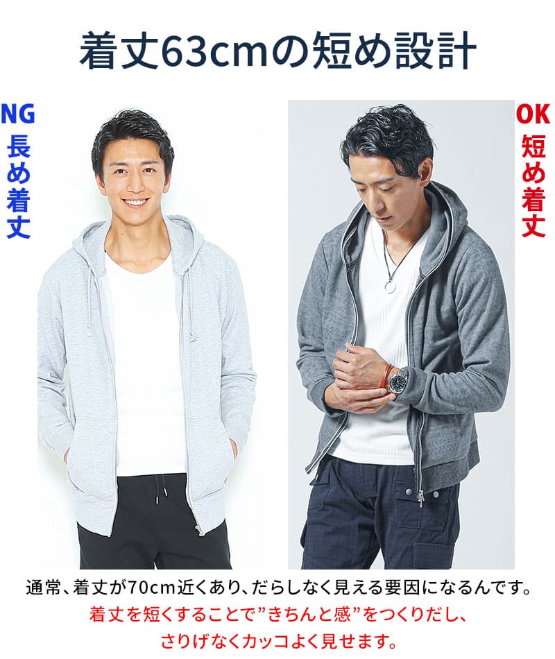 ジャガードデザインダブルジップパーカー