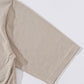 接触冷感５分袖サマーニットカーディガン×杢デザインVネックTシャツ　2枚セット