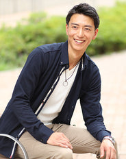 シワになりにくいシャツ　長袖・7分袖・半袖前立てデザインシャツ