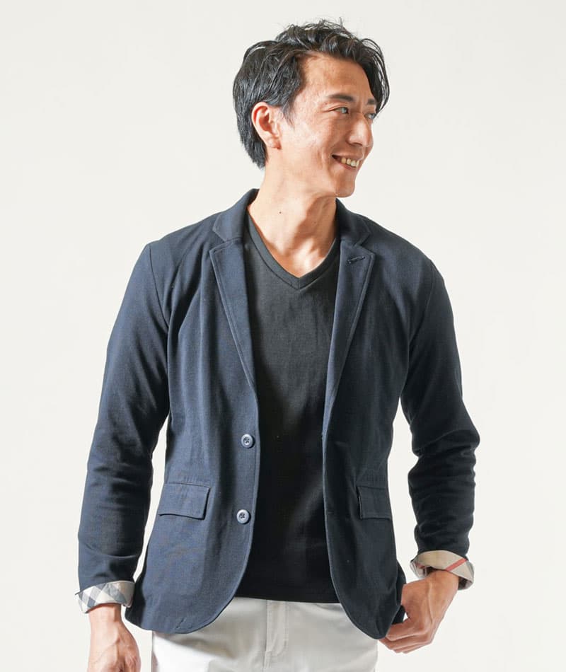 折りたたみ ジャケット メンズ テーラード サマージャケット 春夏 40代