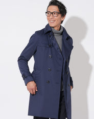 日本製スリムフィットプレミアムダブルトレンチコート