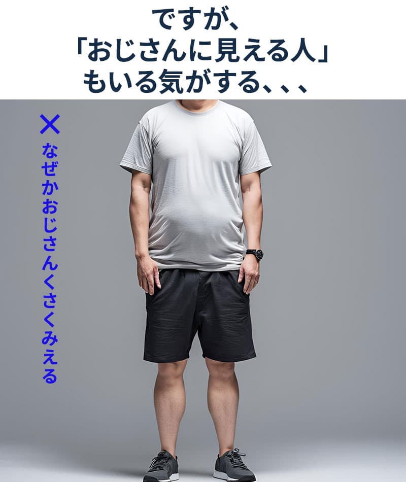 体型カバーできる接触冷感ゆったり半袖クルーネックTシャツ