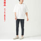 体型カバーできる接触冷感ゆったり半袖クルーネックTシャツ
