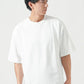 体型カバーできる接触冷感ゆったり半袖クルーネックTシャツ