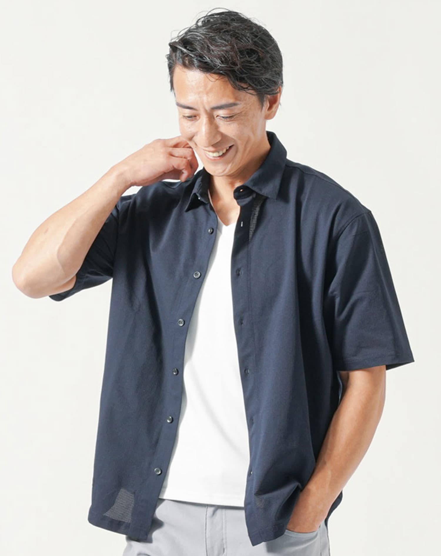 ブレサブルクール半袖ストレッチシャツ