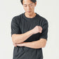 プレミアムコットンビジネス半袖クルーネックTシャツ