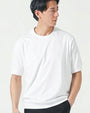 プレミアムコットンビジネス半袖クルーネックTシャツ