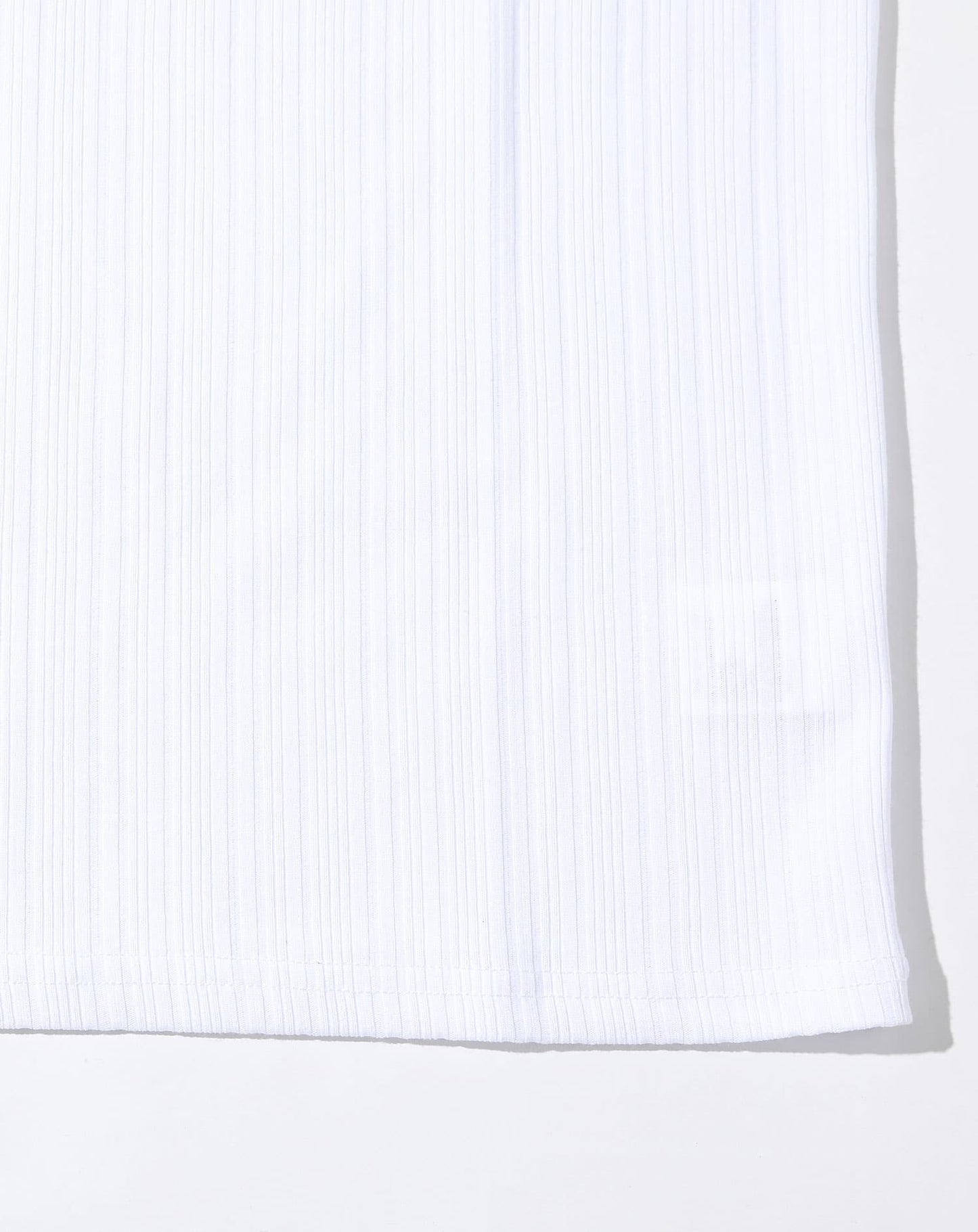 ランダムテレコデザインVネック長袖Tシャツ