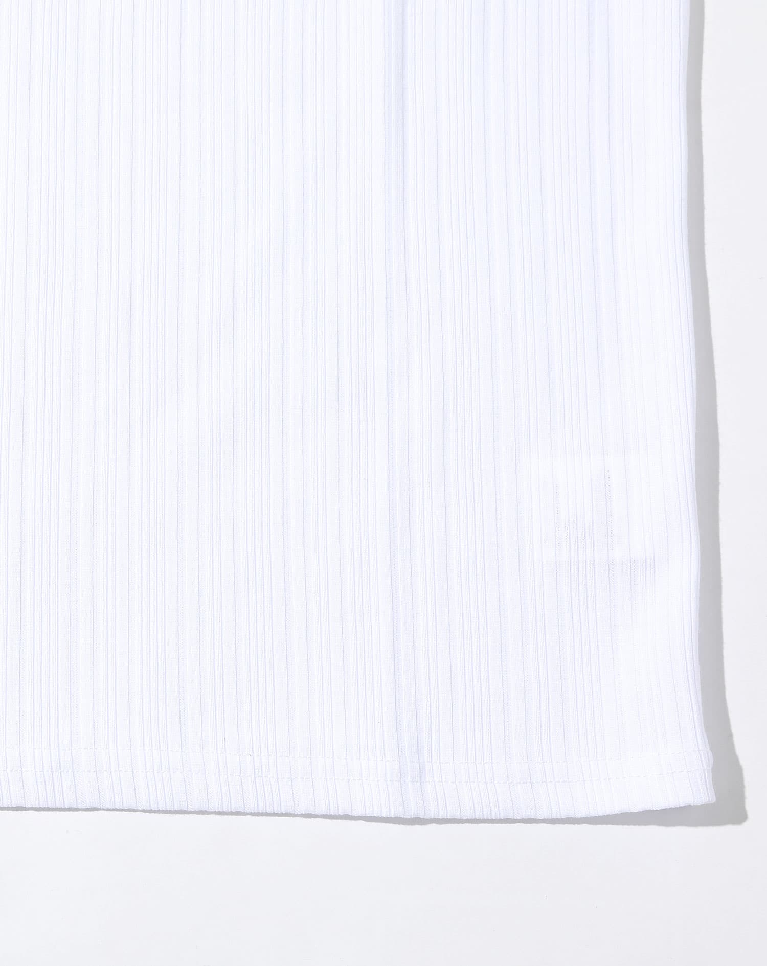 ランダムテレコデザインVネック長袖Tシャツ