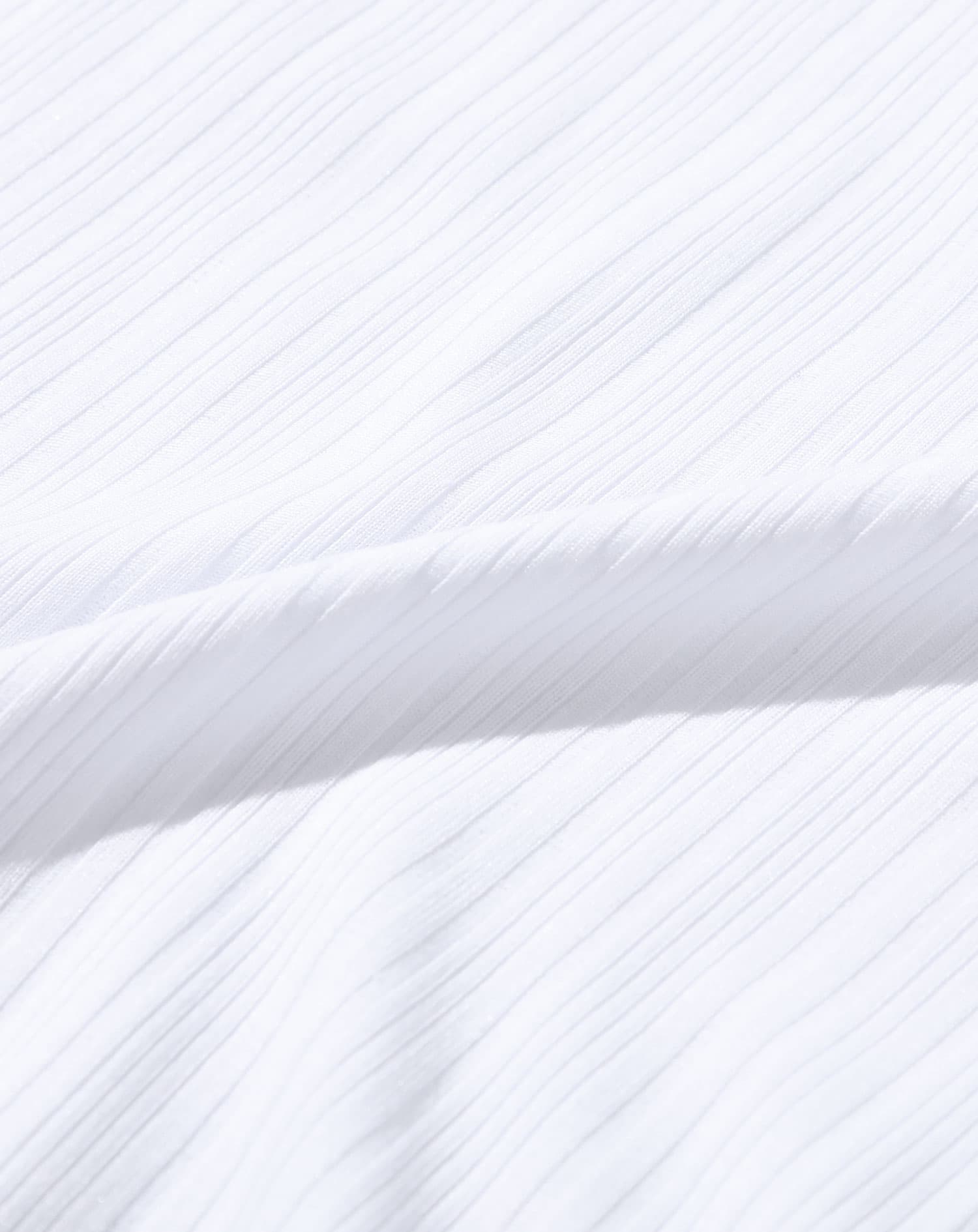 ランダムテレコデザインVネック長袖Tシャツ