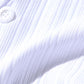 ランダムテレコ7分袖テーラードジャケット×杢デザインVネック半袖Ｔシャツ