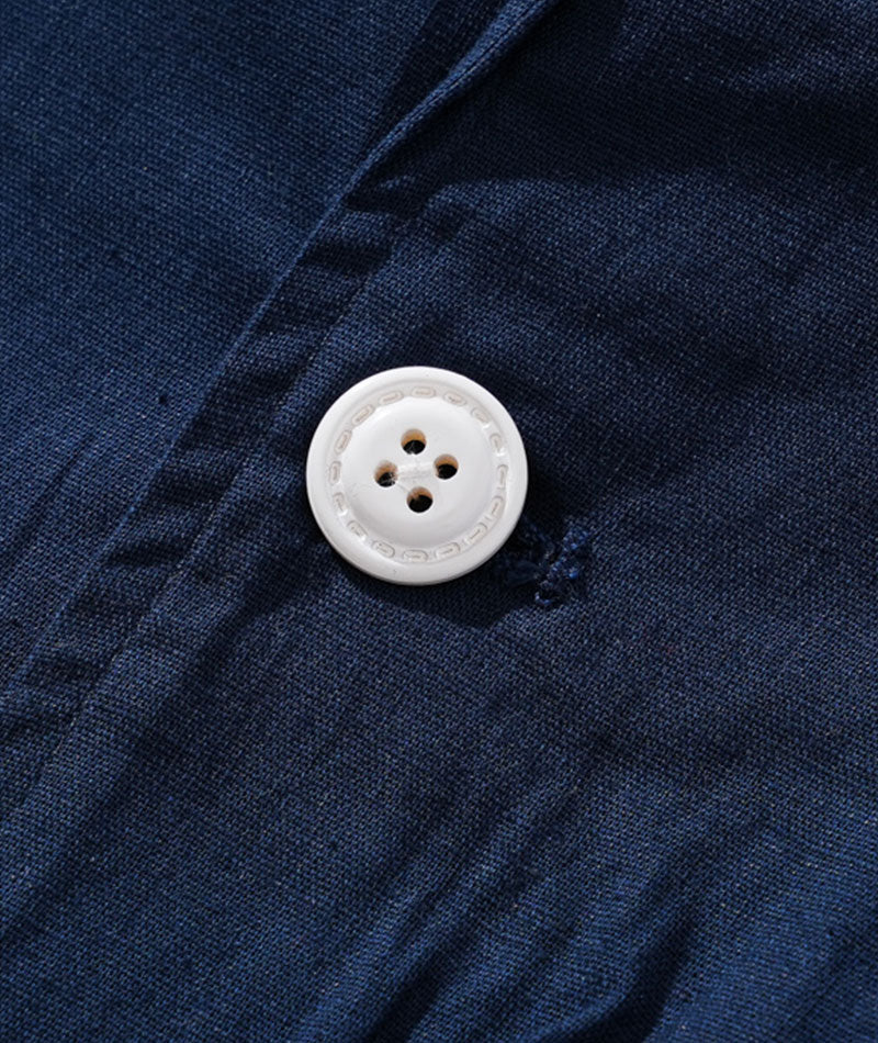 綿麻ストレッチ７分袖サマーテーラードジャケット×杢天竺Vネック半袖Tシャツ　2枚セット