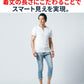 ランダムテレコ素材ヘンリーネック半袖Ｔシャツ