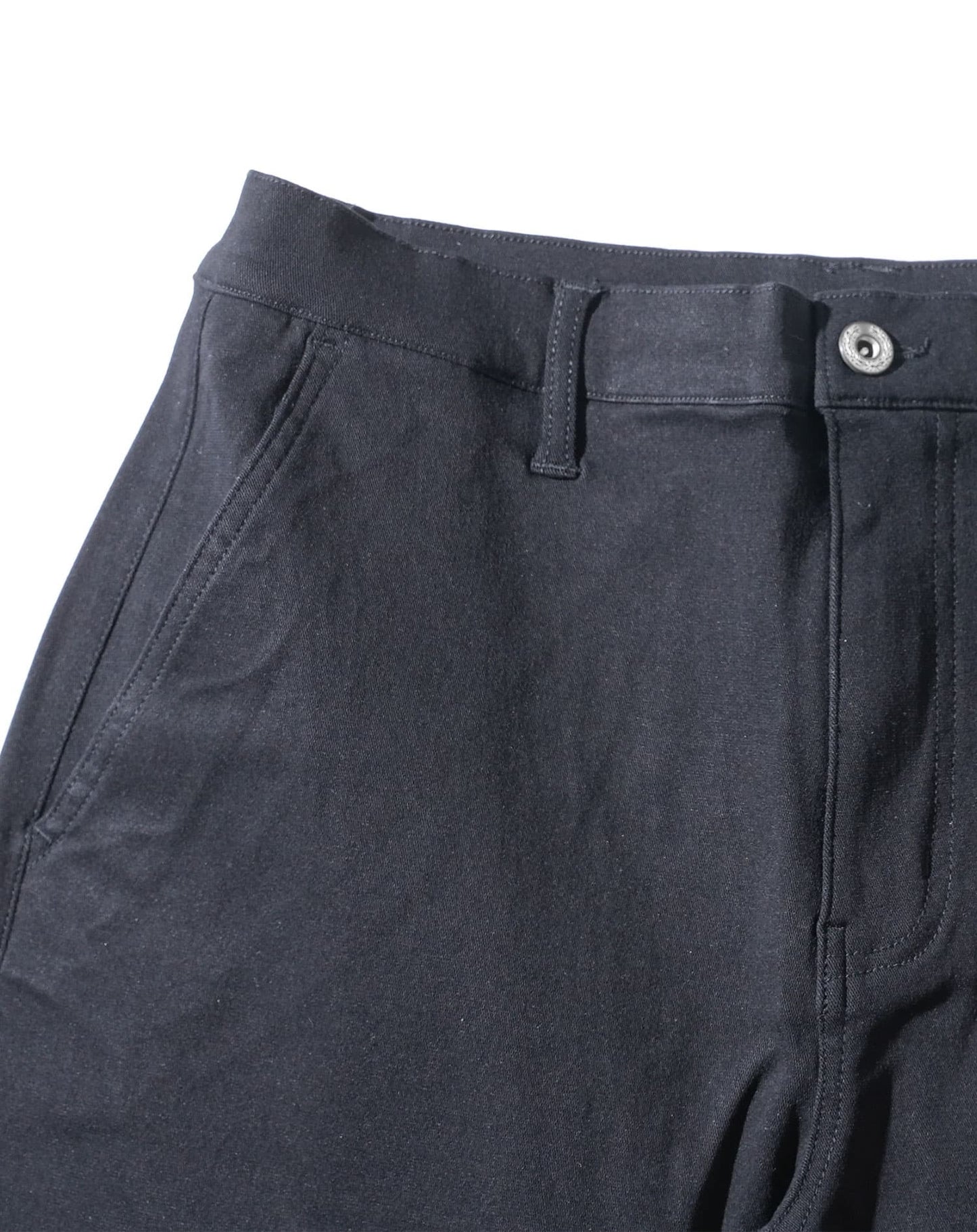 厚手生地ストレッチテーパードチノパンツ