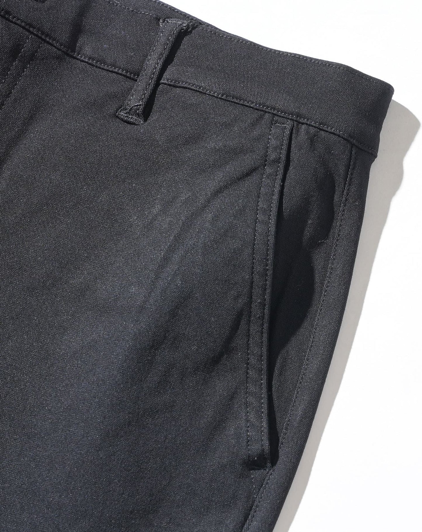 厚手生地ストレッチテーパードチノパンツ